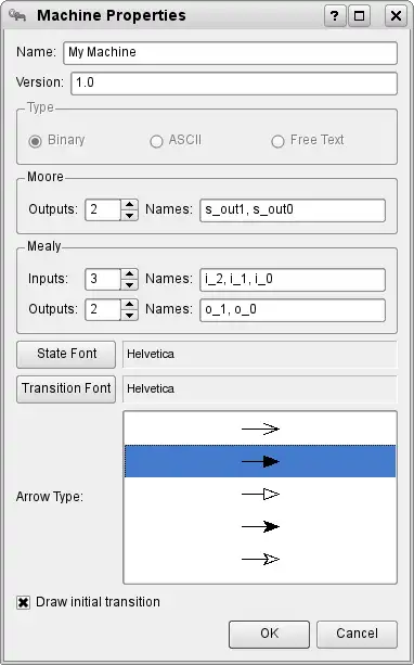 Download web tool or web app Qfsm to run in Windows online over Linux online