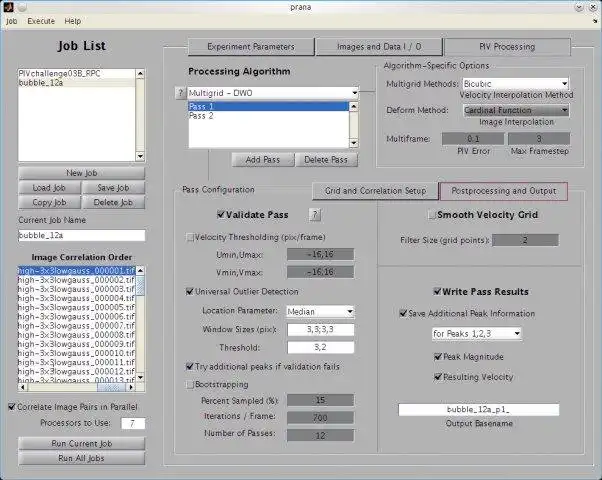 Download web tool or web app Qi - Quantitative Imaging (PIV and more) to run in Windows online over Linux online