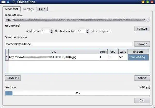 Download web tool or web app QMassPics