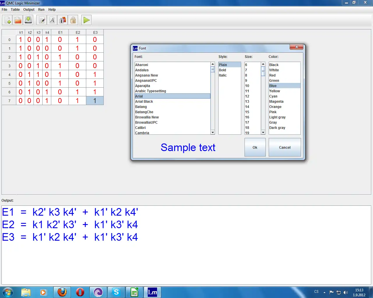 Download web tool or web app QMC Logic Minimizer to run in Linux online