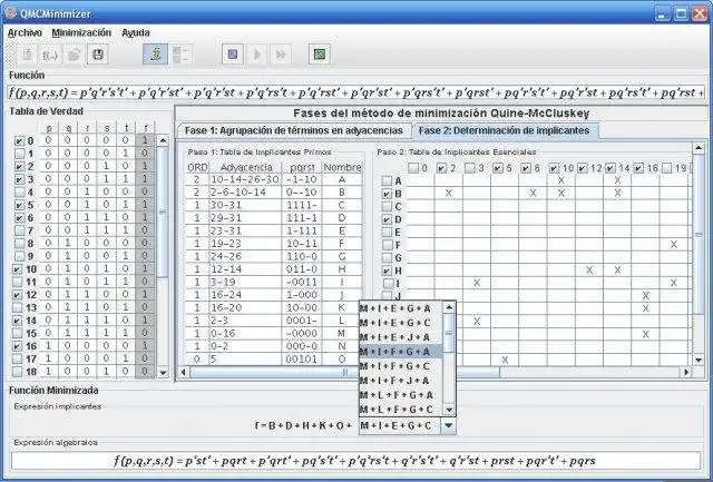 Mag-download ng web tool o web app QMCMinimizer