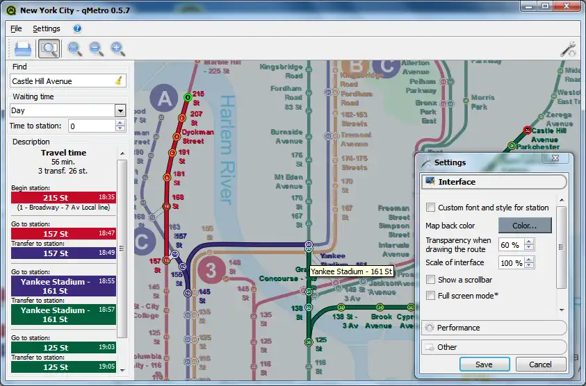 Download web tool or web app qMetro to run in Windows online over Linux online