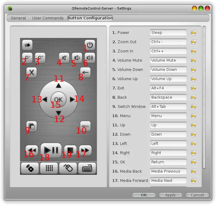 Download web tool or web app QRemoteControl-Server