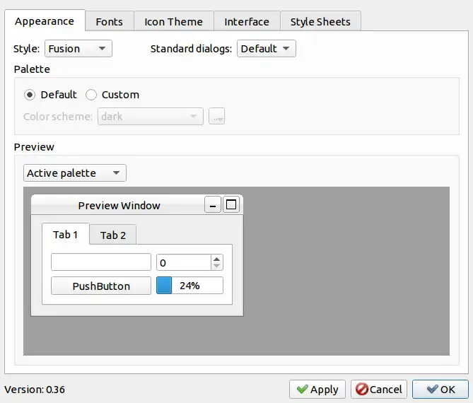 Download web tool or web app qt5ct