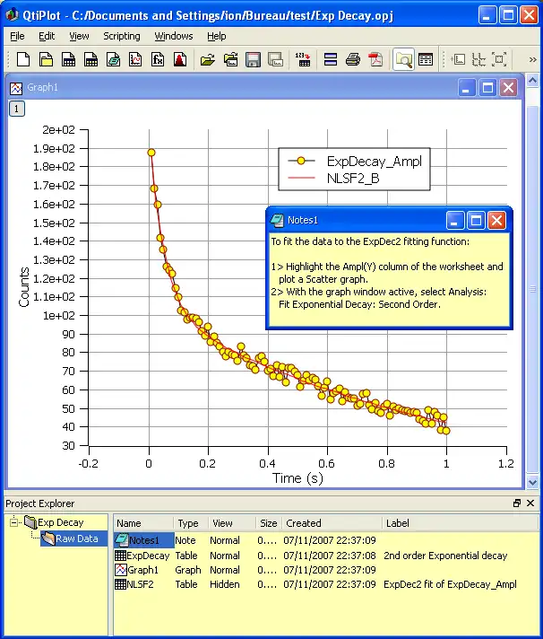 Download web tool or web app QtiPlot