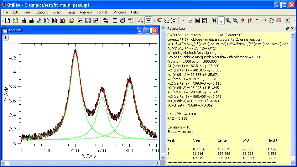 Download web tool or web app QtiPlot to run in Windows online over Linux online