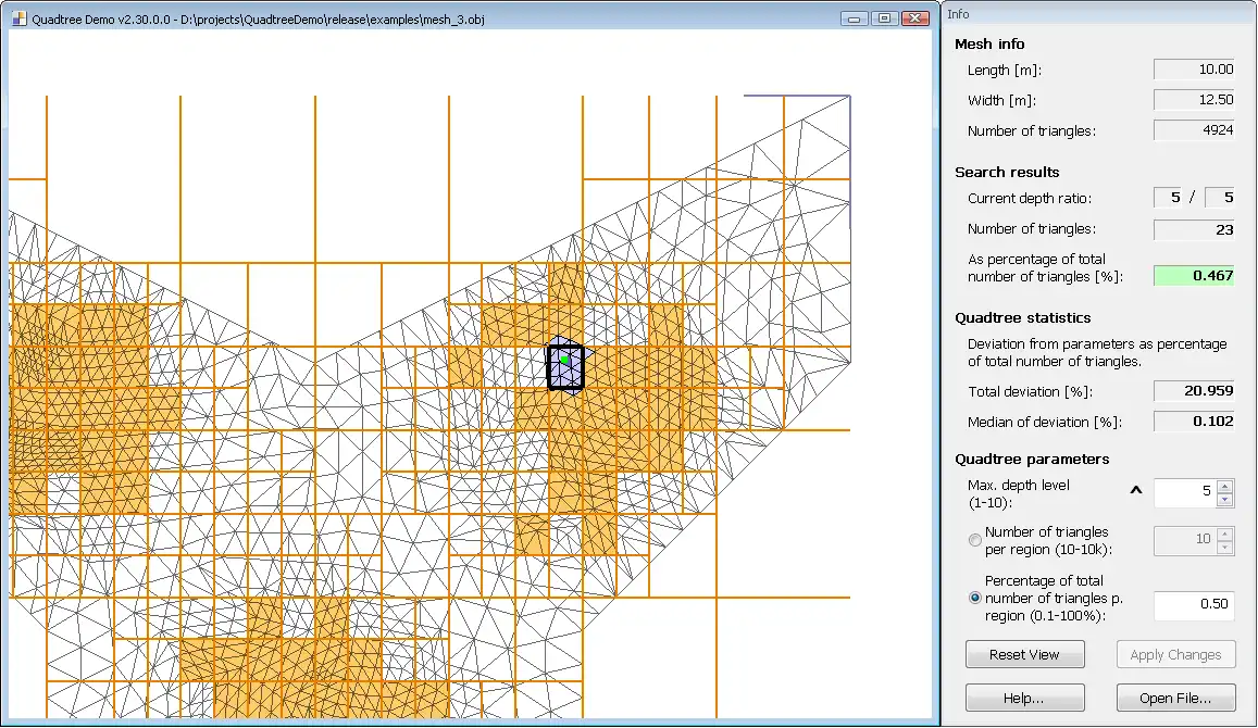 Download web tool or web app Quadtree Demo to run in Windows online over Linux online