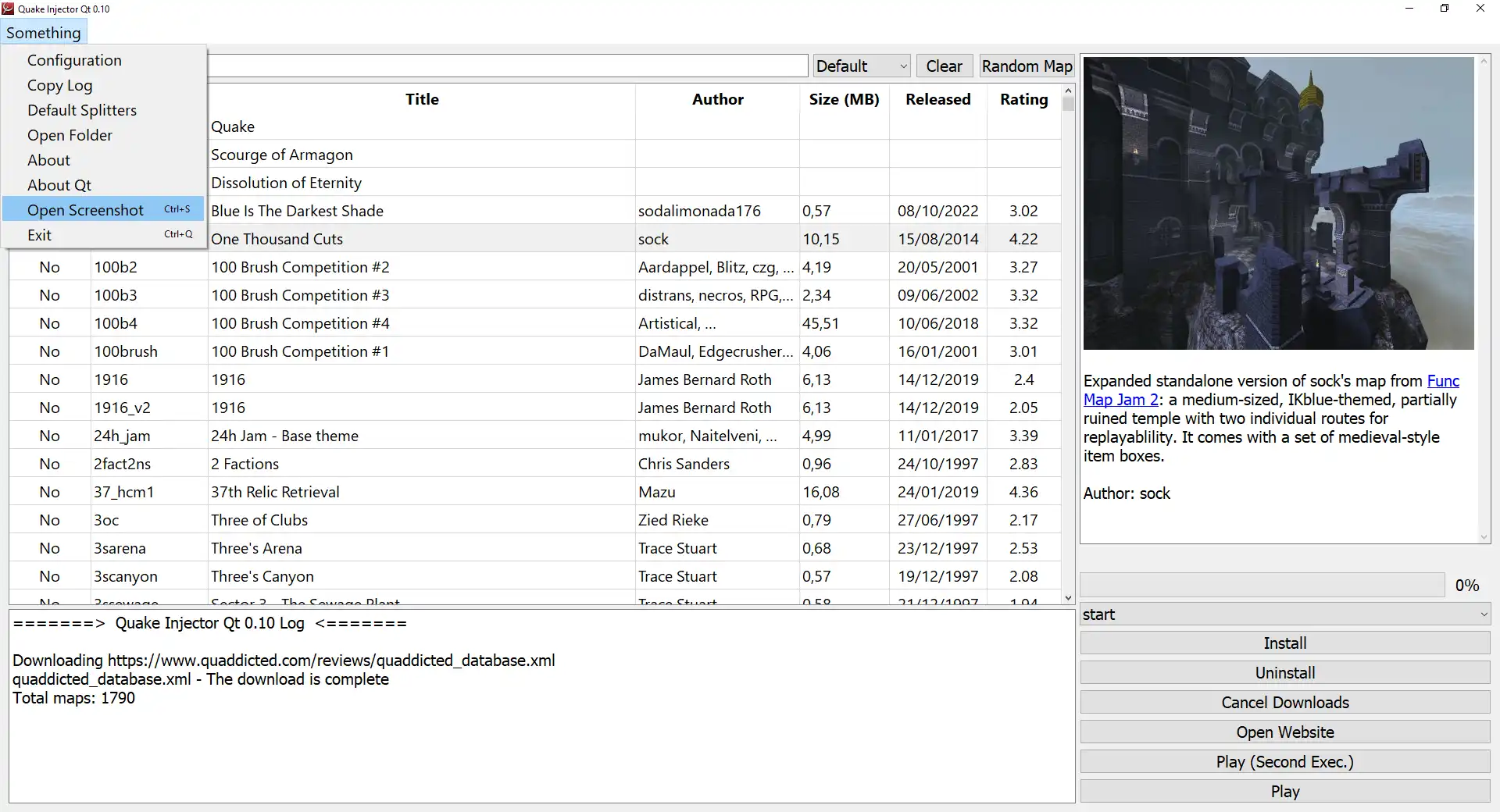 Download web tool or web app Quake Injector Qt