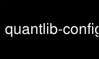 Run quantlib-config in OnWorks free hosting provider over Ubuntu Online, Fedora Online, Windows online emulator or MAC OS online emulator