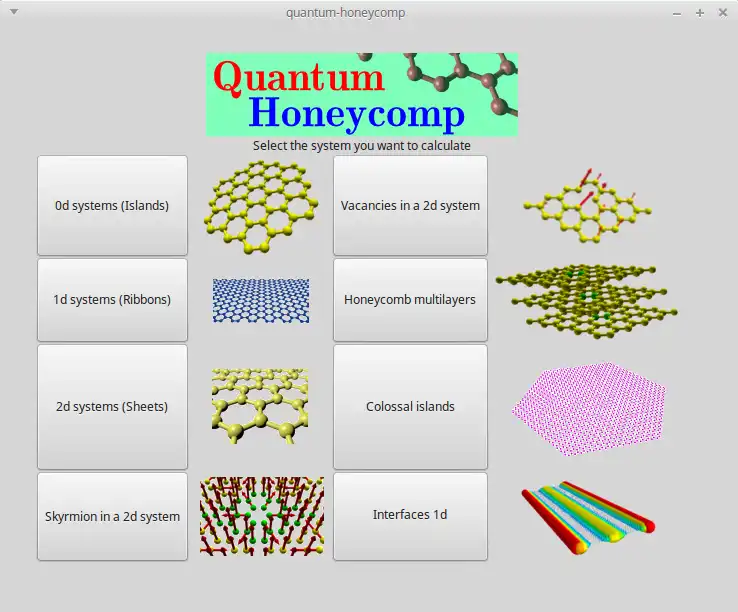 Download web tool or web app Quantum Honeycomp to run in Linux online