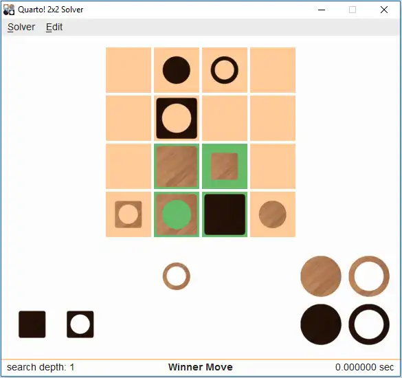 Download webtool of webapp Quarto Solver