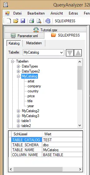 Web aracını veya web uygulamasını indirin QueryAnalyzer