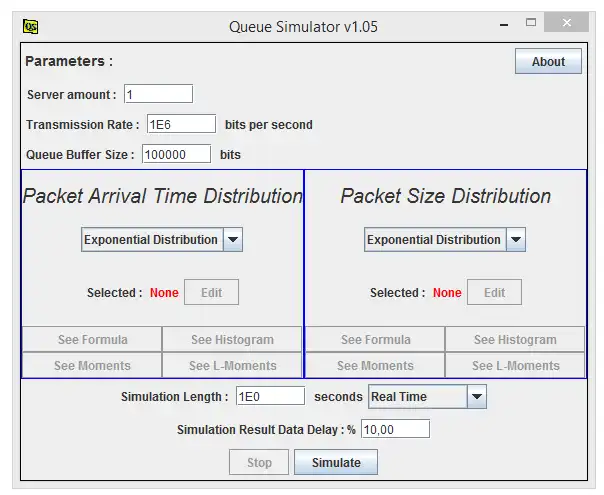 Download web tool or web app QueueSimulator to run in Linux online