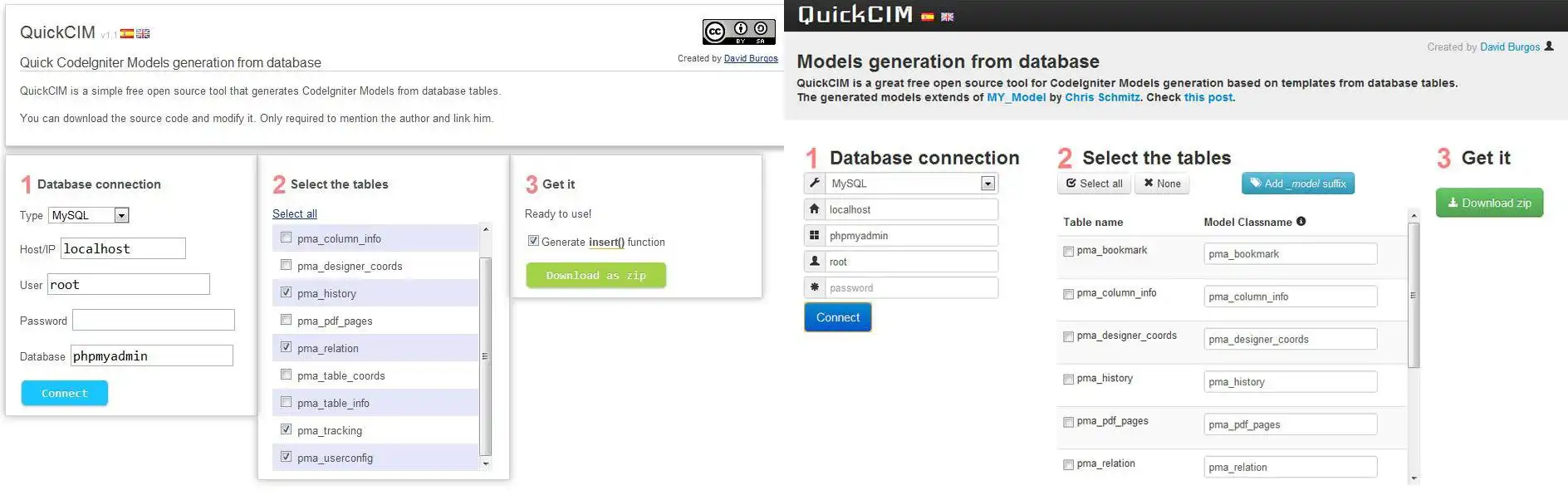 Download web tool or web app QuickCIM