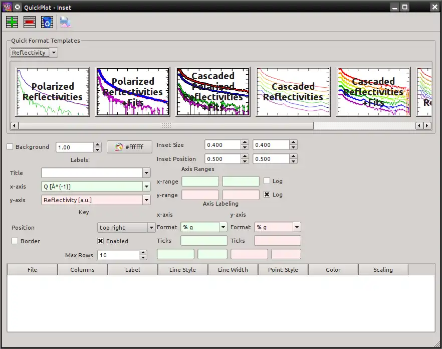 Unduh alat web atau aplikasi web QuickPlot untuk dijalankan di Windows online melalui Linux online