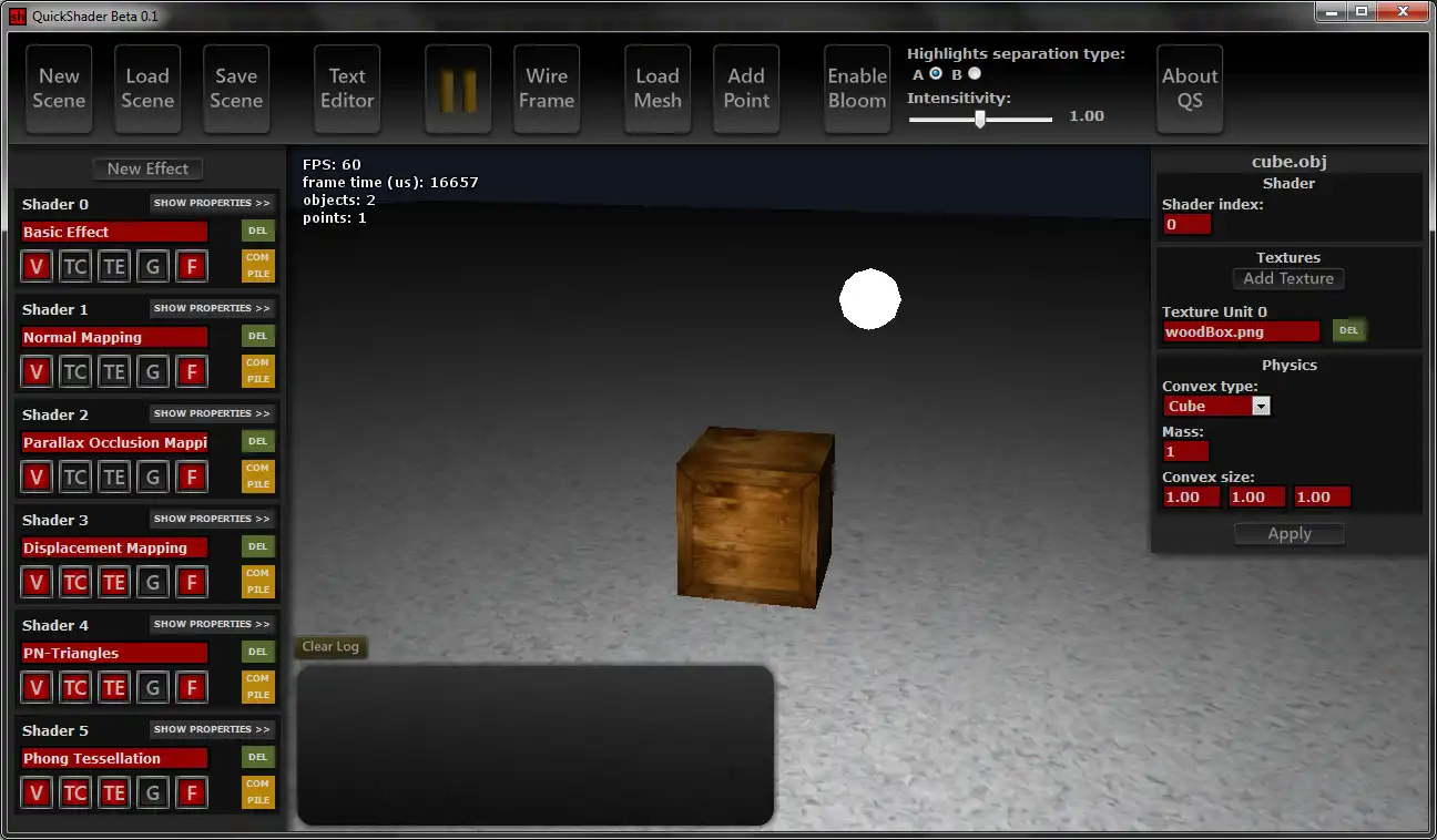 Download web tool or web app QuickShader