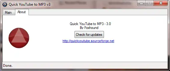 Download web tool or web app Quick YouTube To MP3