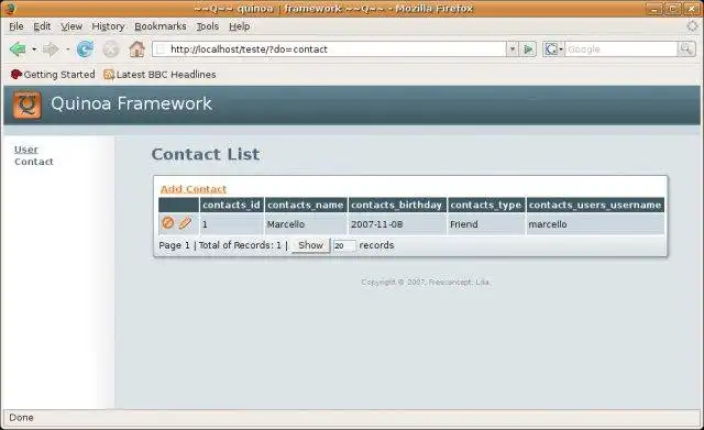 Download web tool or web app Quinoa Framework