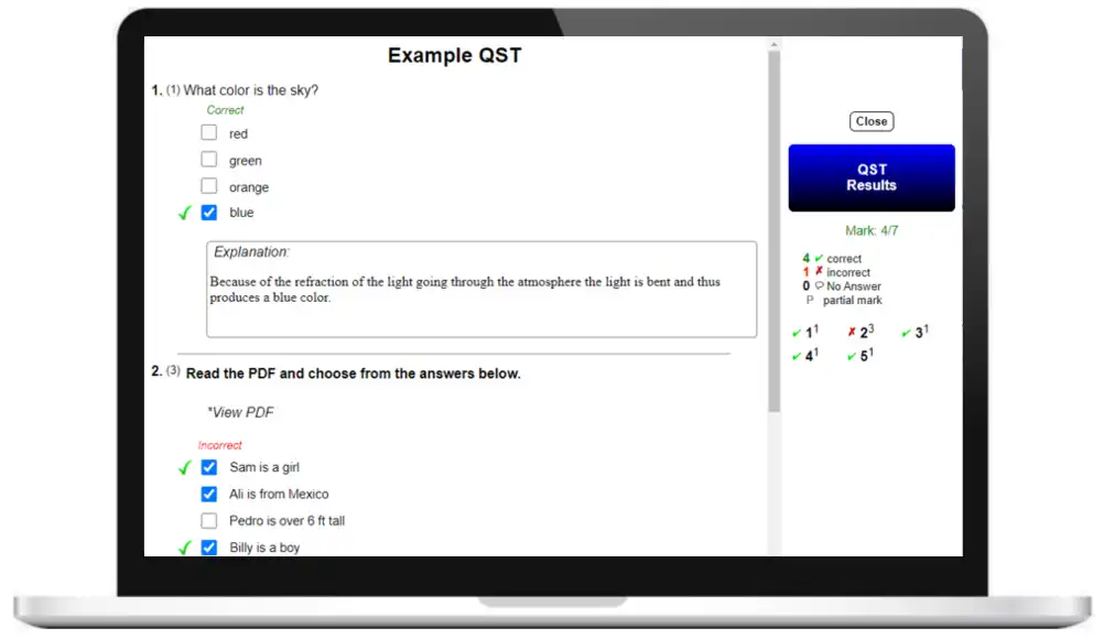 Download web tool or web app Quiz/Survey/Test - QST