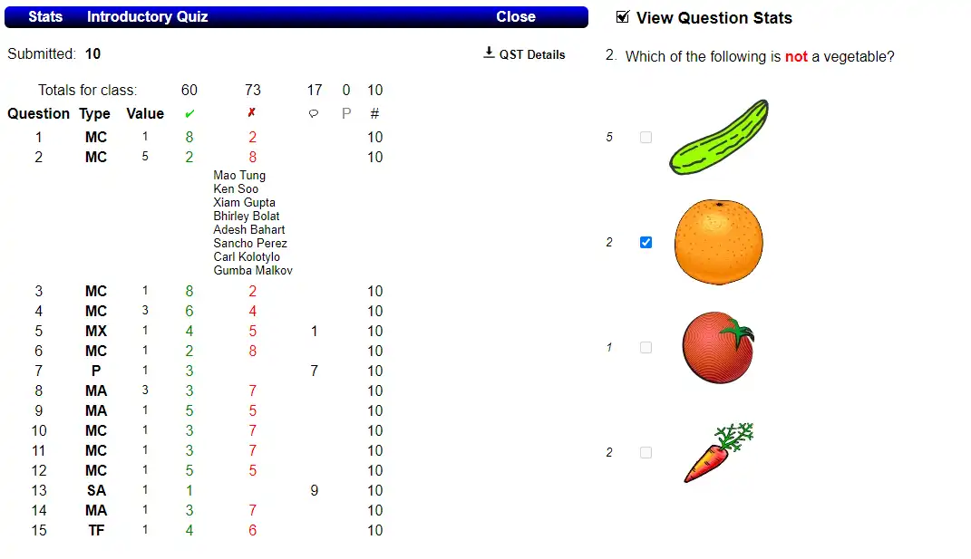 Download web tool or web app Quiz/Survey/Test - QST