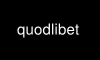 Run quodlibet in OnWorks free hosting provider over Ubuntu Online, Fedora Online, Windows online emulator or MAC OS online emulator