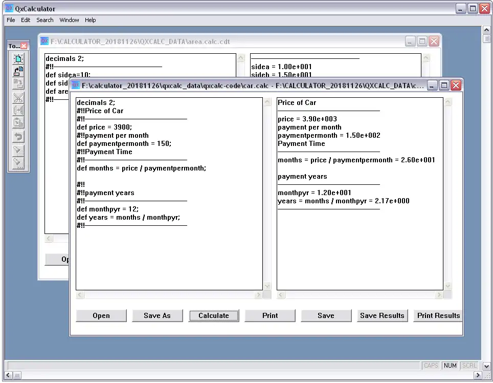 Download web tool or web app QxCalculator for Windows