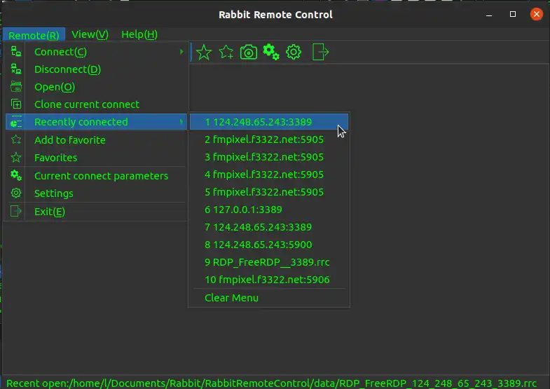 Download web tool or web app RabbitRemoteControl