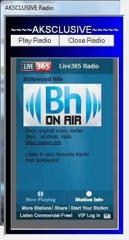 Download web tool or web app Radio Bollywood Hungama