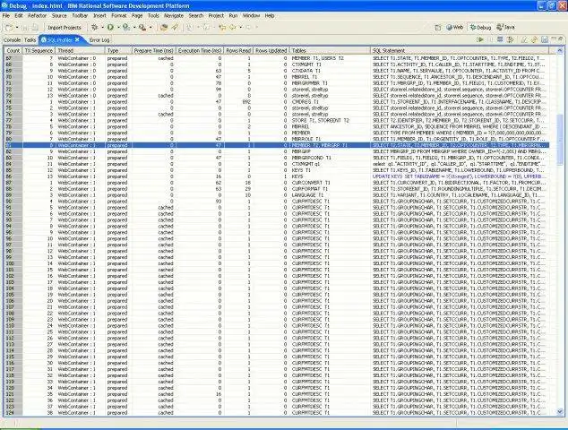 Download web tool or web app RAD SQL Profiler