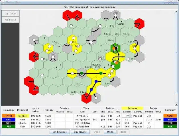 Download web tool or web app Rails: an 18xx game system to run in Windows online over Linux online