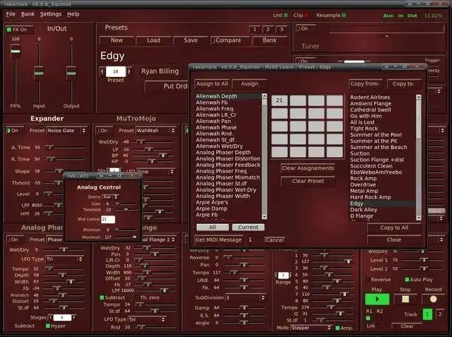 Download web tool or web app Rakarrack Guitar Effects