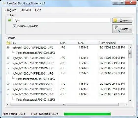 Download web tool or web app RamGec Duplicate Finder