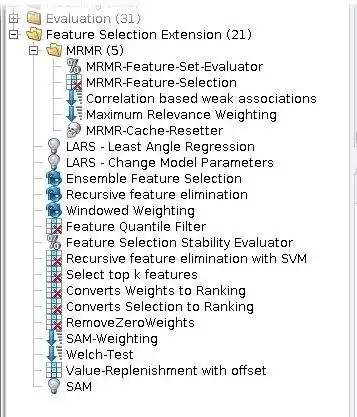 Download web tool or web app RapidMiner Feature Selection Extension