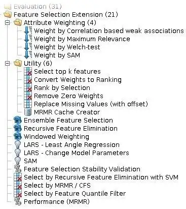 Download web tool or web app RapidMiner Feature Selection Extension