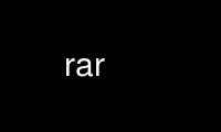 Run rar in OnWorks free hosting provider over Ubuntu Online, Fedora Online, Windows online emulator or MAC OS online emulator