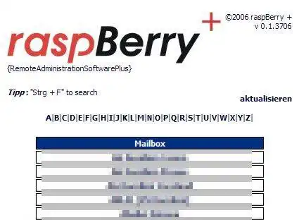 Download web tool or web app raspBerry+