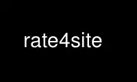 Run rate4site in OnWorks free hosting provider over Ubuntu Online, Fedora Online, Windows online emulator or MAC OS online emulator