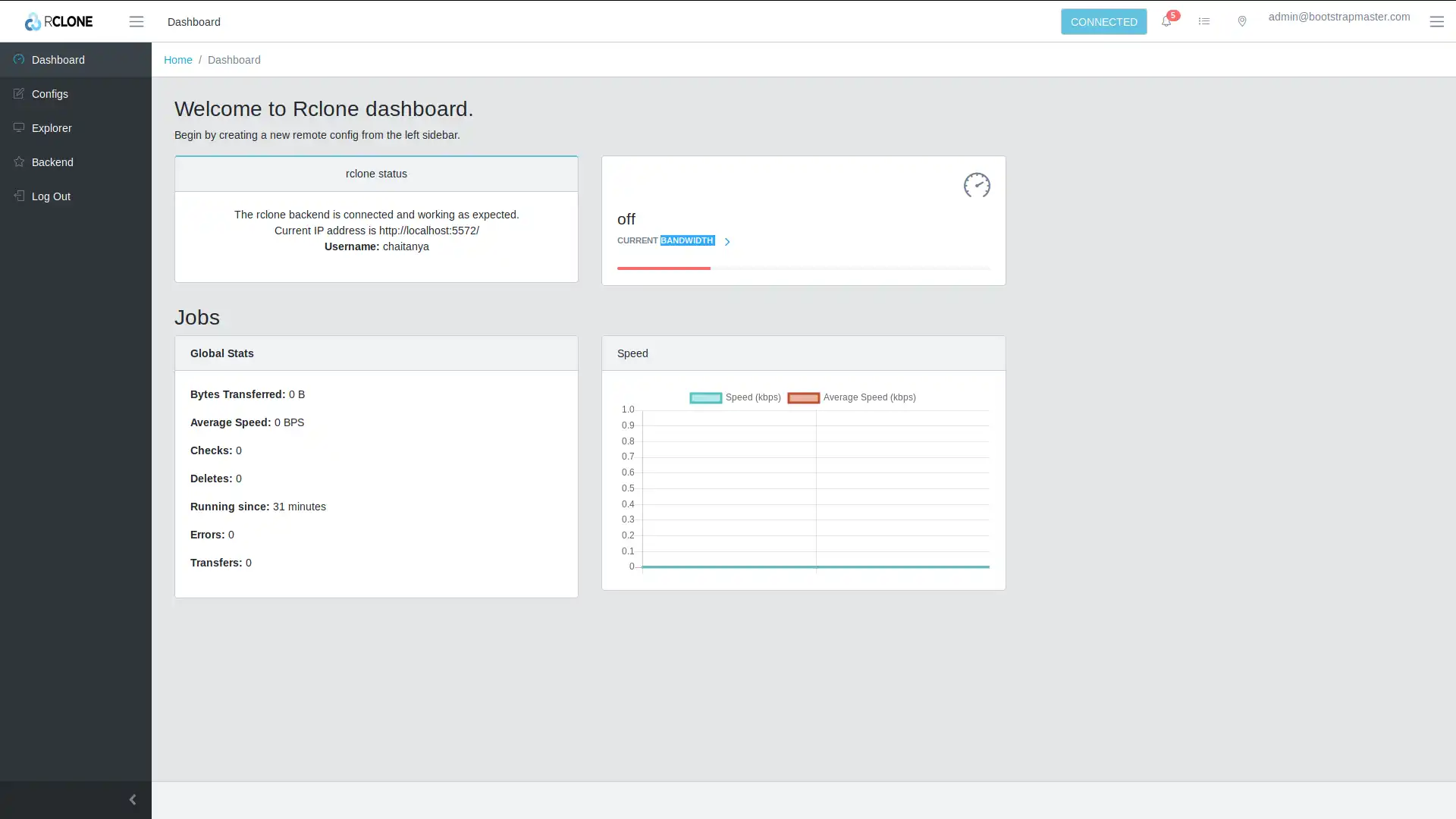 Download web tool or web app Rclone