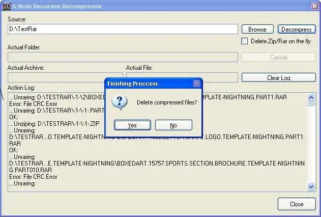 Download web tool or web app R-Decompressor (Recursive decompressor)