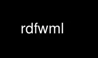 Run rdfwml in OnWorks free hosting provider over Ubuntu Online, Fedora Online, Windows online emulator or MAC OS online emulator