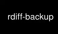 Run rdiff-backup in OnWorks free hosting provider over Ubuntu Online, Fedora Online, Windows online emulator or MAC OS online emulator