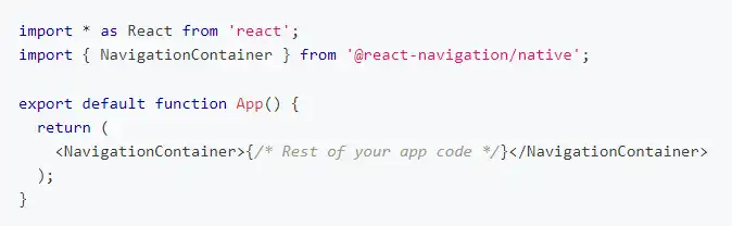 Download web tool or web app React Navigation 6