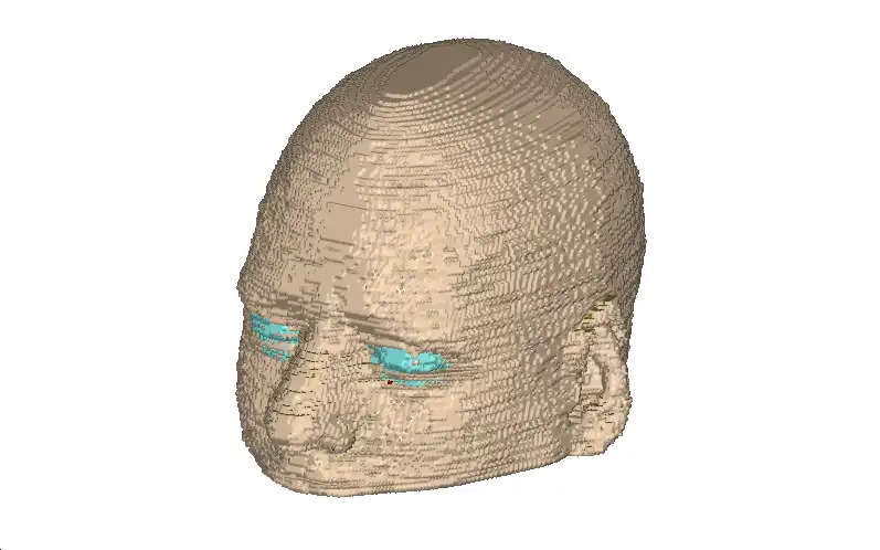 Download web tool or web app Realistic Human Head Voxel Model to run in Linux online