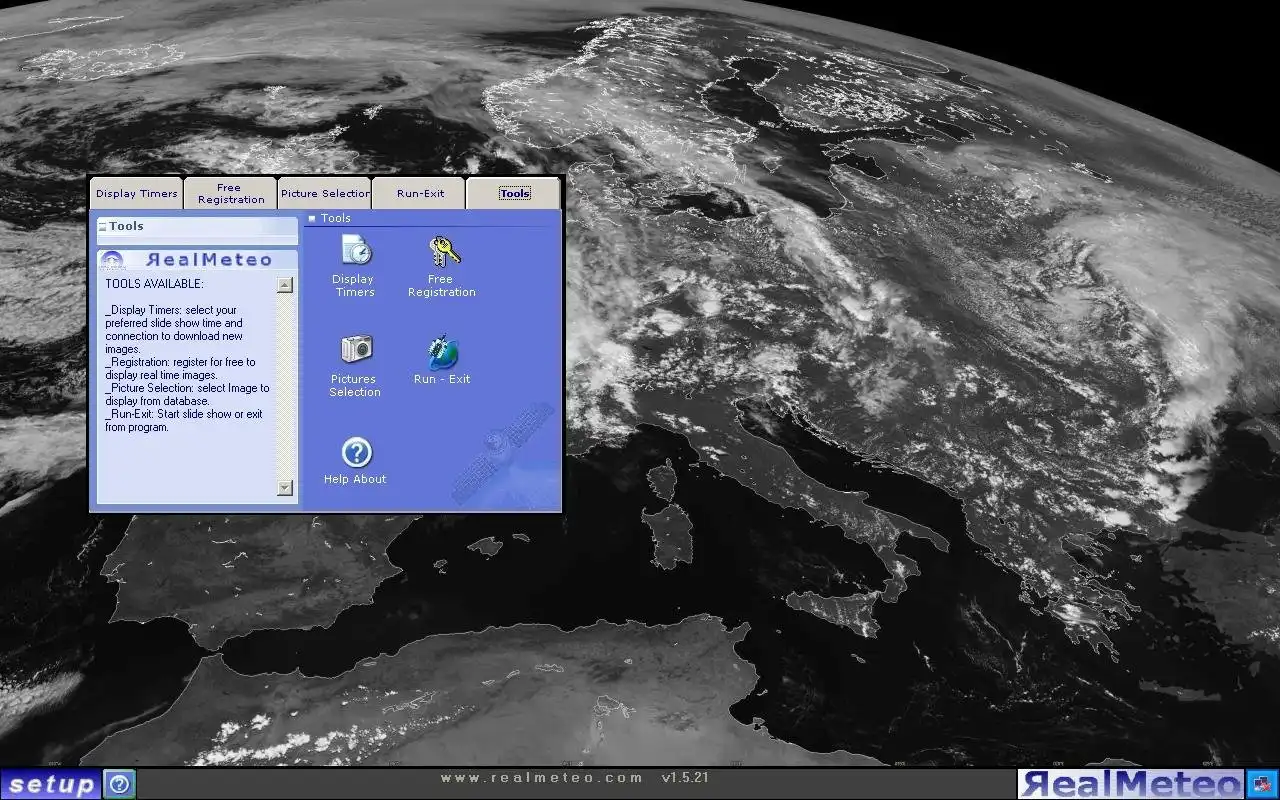 Download web tool or web app RealMeteo