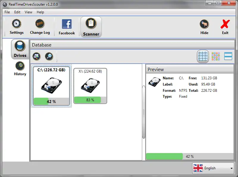 Download web tool or web app Real Time Drives Scouter