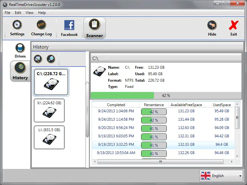 Download web tool or web app Real Time Drives Scouter