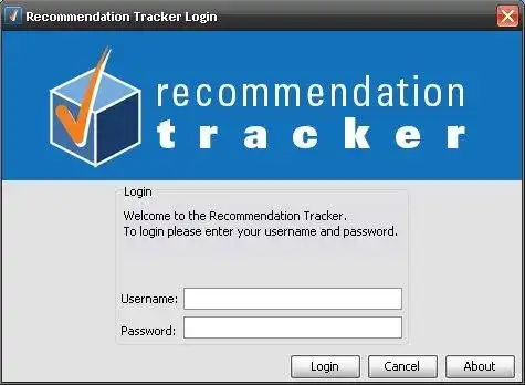 Download web tool or web app Recommendation Tracker