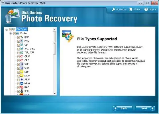 Download web tool or web app Recover Deleted Photos