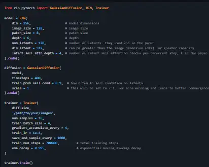 Download web tool or web app Recurrent Interface Network (RIN)