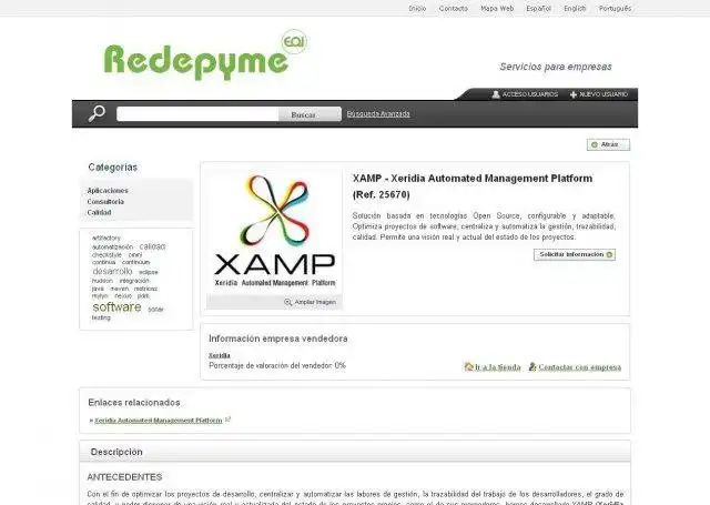 Download web tool or web app Redepyme